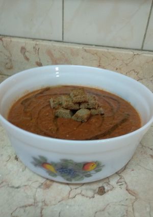 صورة لوصفة شوربة جاسباتشو