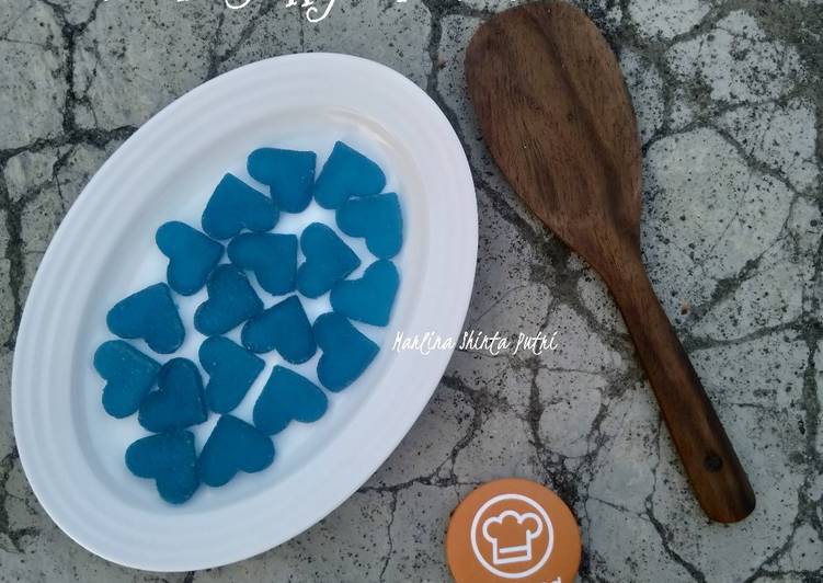 Cara Gampang Membuat Permen Jelly Heart, Menggugah Selera
