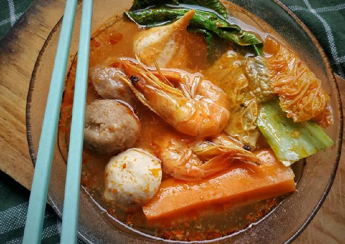 Resep Shabu Shabu Kuah Tomyam Oleh Indri Nurfitriani Cookpad