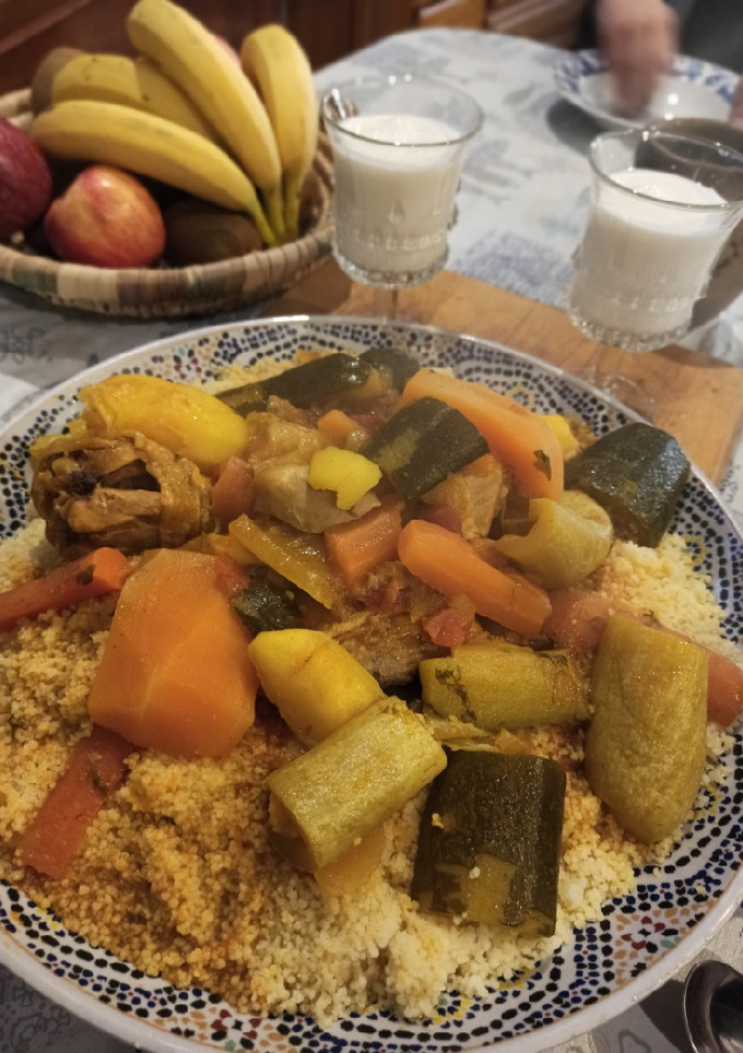 Una foto de Cuscús andalusí