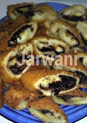 Foto resep Roti Tawar Goreng Isi Coklat Pisang