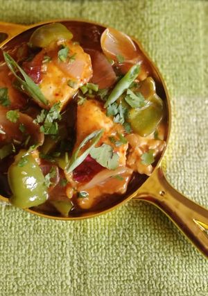 A picture of Chilli Paneer.