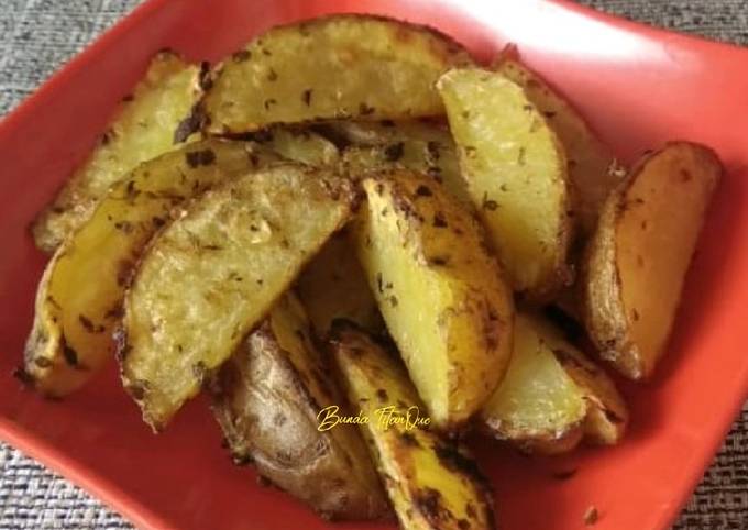 Cara Bikin Potato Wedges Panggang Teflon Enak Terbaru