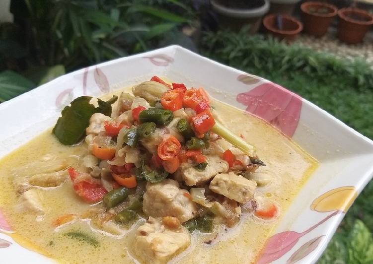 Sayur lombok ijo tempe gunung kidul