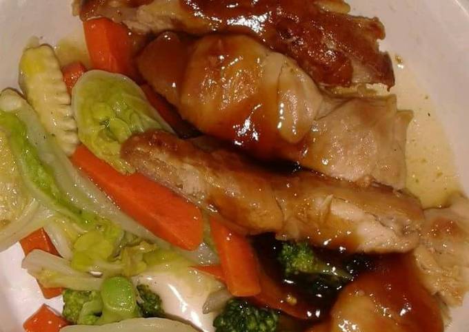 Ayam masak saus teriyaki