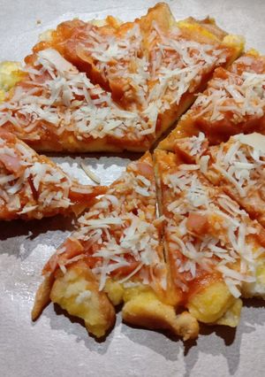 Foto resep Pizza roti home made