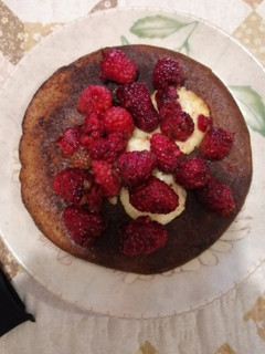 Una foto de Pancake de chocolate