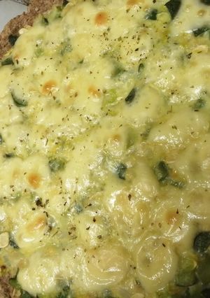 Una foto de Tarta de zapallitos con masa integral
