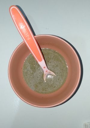 Foto resep MPASI - Bubur Bayi - Beras Merah, Belut mix Kangkung - 6 Bulan