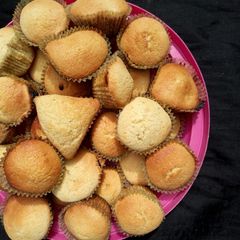 A picture of Local vanilla cupcakes.