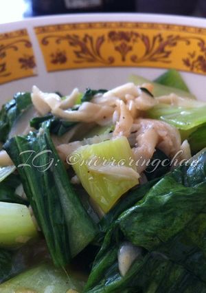 Foto resep Tumis Pok Coy Jamur Tiram