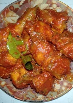 Foto resep Ayam bumbu merah
