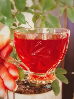 عکسی از دستور چای آلبالو