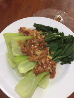 Foto resep Pakcoy siram daging kornet
