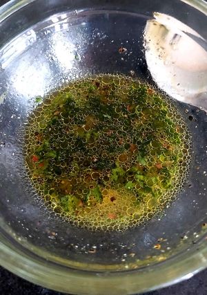 A picture of My Fresh Lemon & Coriander Dressing 💛.