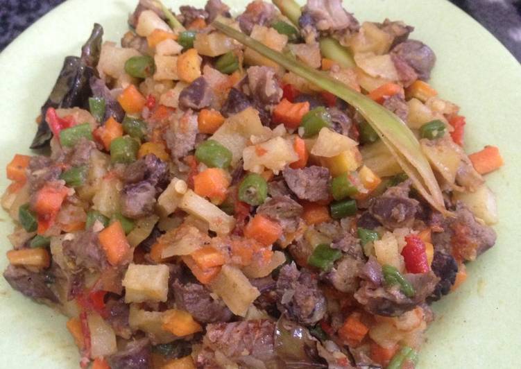 Sambel Goreng Kentang Ati Ayam