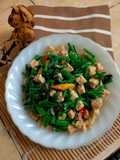 Oseng Tempe Bunga Bawang