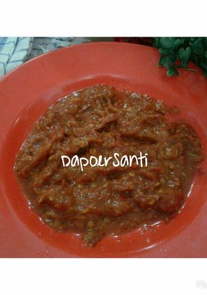 Foto resep Sambal pecel lele pedas