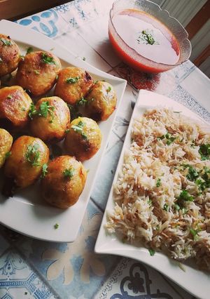 صورة لوصفة محشي البطاطا 😍😍