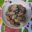 Almejas en salsa de aguacate