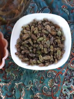 عکسی از دستور کشمش خانگی