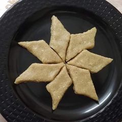 A picture of Homemade kaju katli.