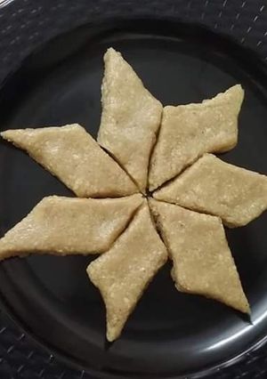A picture of Homemade kaju katli.