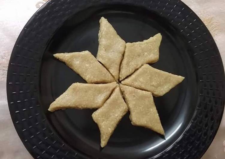 Homemade kaju katli