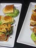 Bocados con salchichas de Frankfurt