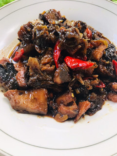 Foto resep Asam Manis Ikan Tengiri Khas Banjar (Iwak Karing Telang Masak Asam)
