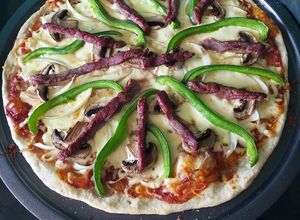 Una foto de 🇺🇸Pizza Philly Cheese Steak🇺🇸
