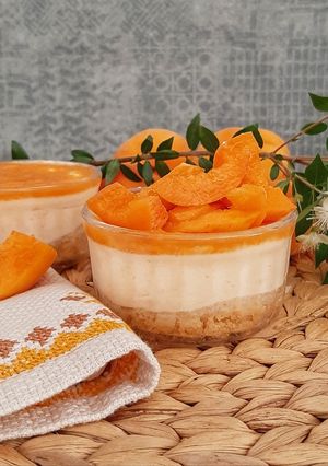 Foto di Cheesecake monoporzione alle albicocche