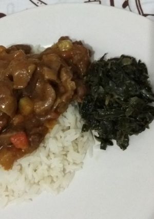 A picture of Stewed Gizards.