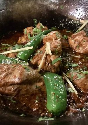 A picture of Koila karahi.