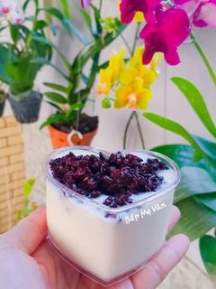 Hình của món Sữa chua nếp cẩm.