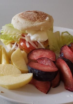 英式瑪芬三文治（English Muffin Sandwich）【10分鐘】【早餐】【台美式】【簡餐】 的食譜成品照片