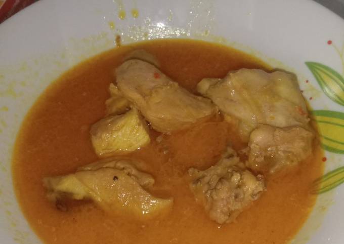 Ayam kari simple