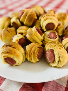Una foto de Panchitos o salchichas envueltas 🌭