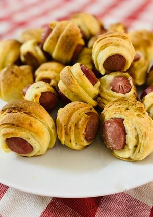 Una foto de Panchitos o salchichas envueltas 🌭