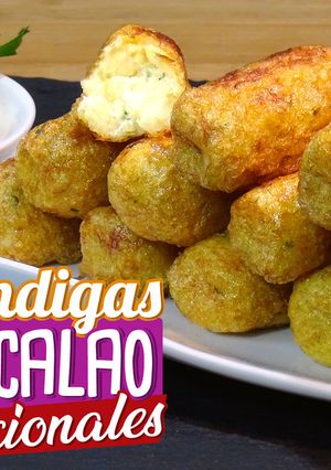 Foto principal de Croquetas de bacalao, receta tradicional Valenciana. Receta sin gluten ni lactosa