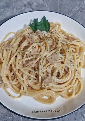 Foto resep Spaghetti Saus Carbonara