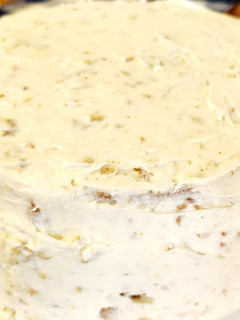 A picture of Italian Cream Cheese Cake.