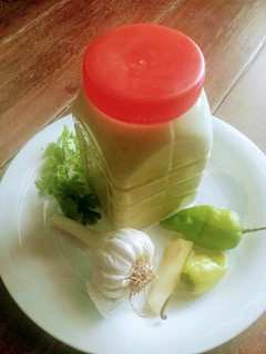 A picture of Ginger, Garlic and Green chillies Paste.