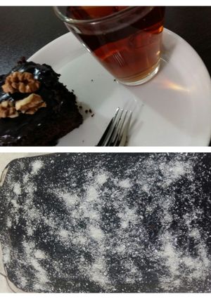 عکسی از دستور کیک شکلاتی