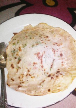 Foto resep Dadar Ampas Susu Kedelai (untuk pelengkap nasgor)