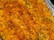 A picture of macaroni and cheese