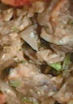 A picture of Wet fry beef.