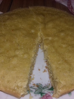 Una foto de Bizcochuelo de naranja en essen sin huevo ni manteca !