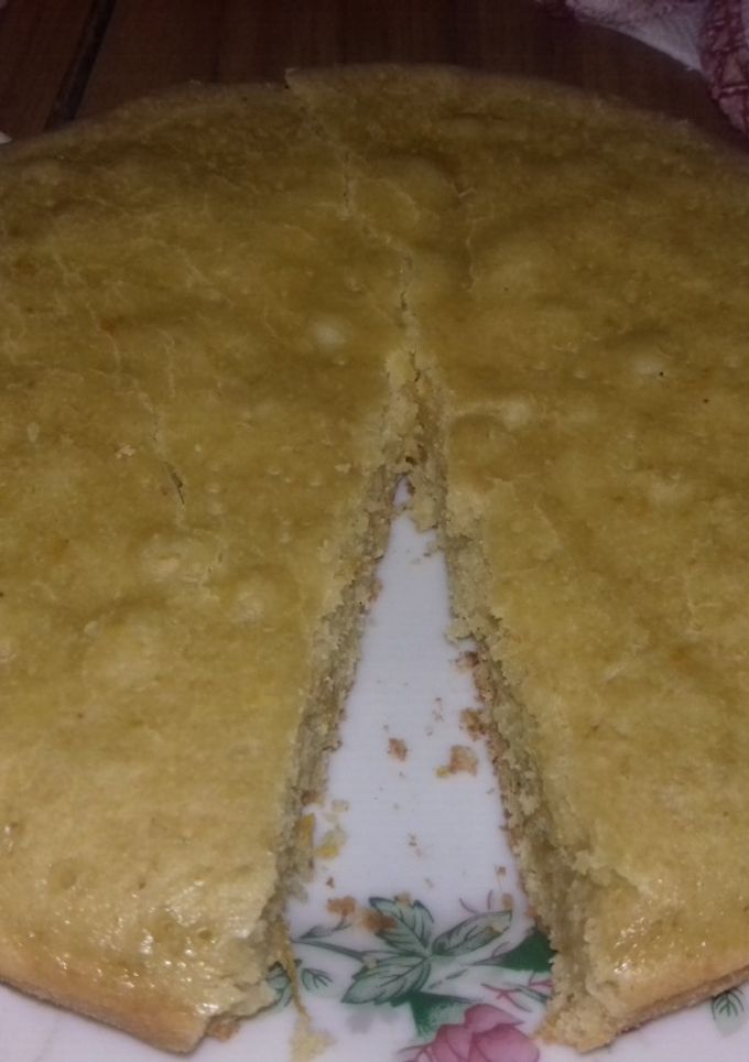 Una foto de Bizcochuelo de naranja en essen sin huevo ni manteca !