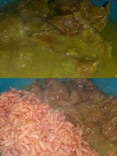 Una foto de Chicharrón en salsa verde